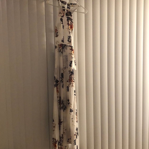 New white floral maxi dress - Picture 4 of 6